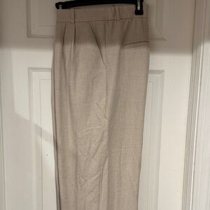 Abercrombie & Fitch Sloane Wide Leg Women’s Beige Dress Pants 32/14R